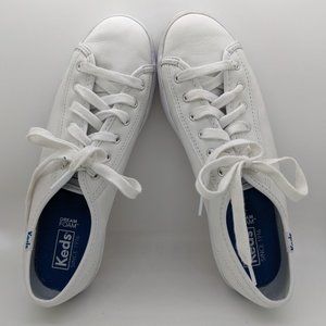 White Women's Keds Lace Up Sneakers Size US 8/UK 5.5/EU 39